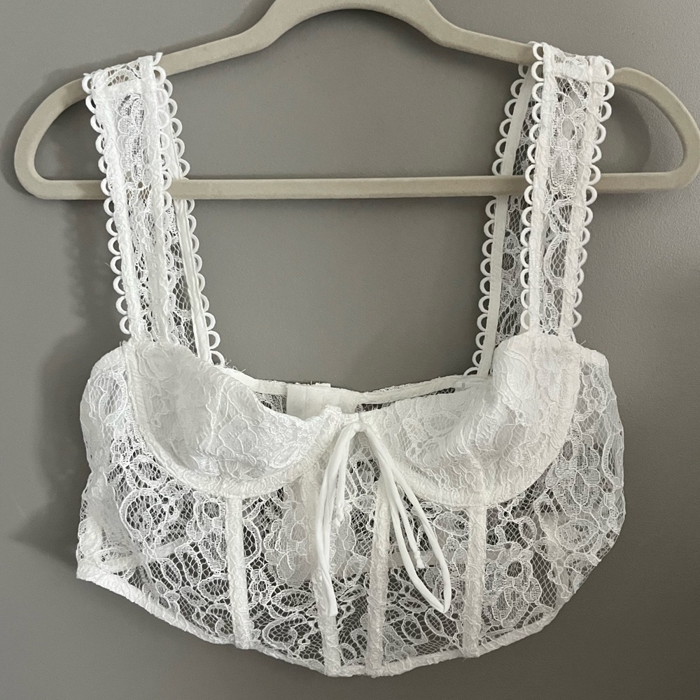 Altard state lace corset top
